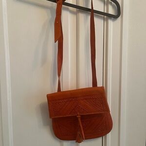 Brown Leather Crossbody Bag